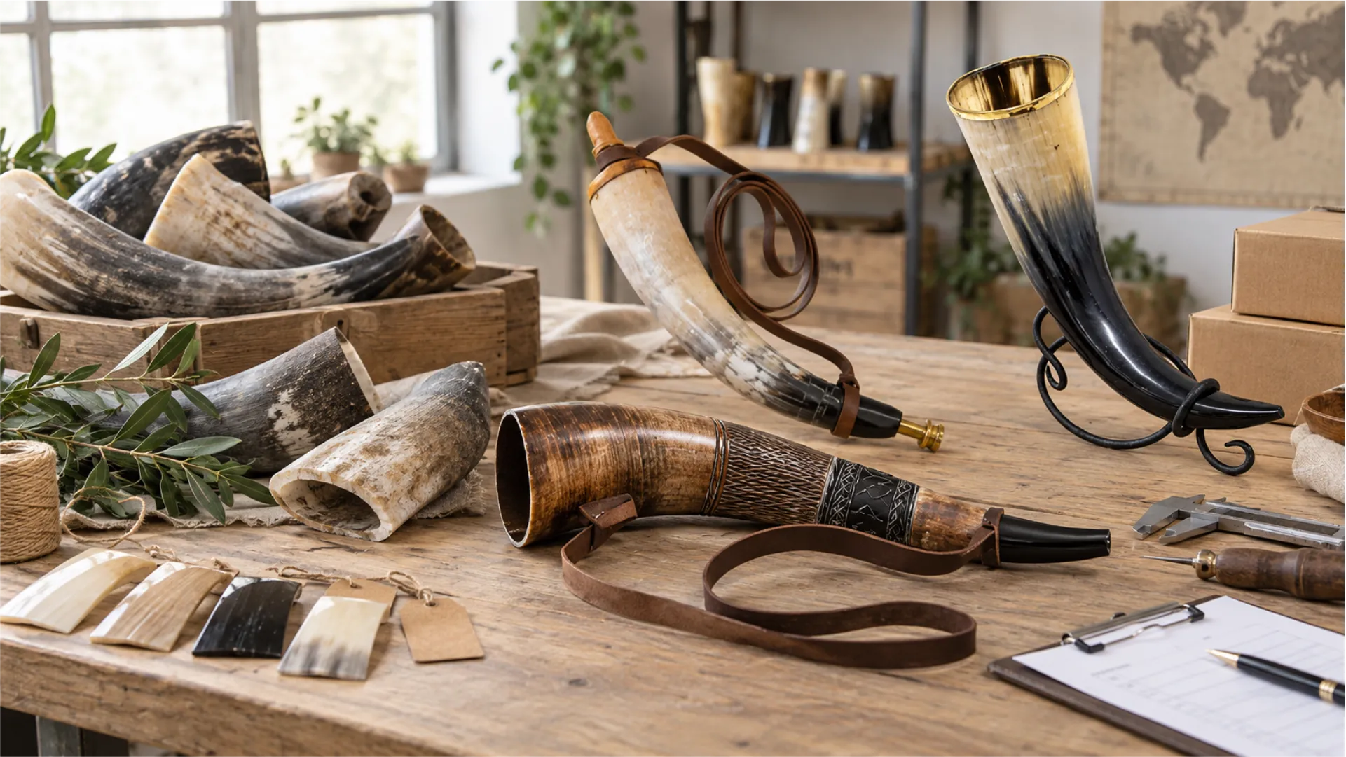 Ethical Sourcing of Raw Horn Material & Viking Horns: A B2B Guide for Manufacturers