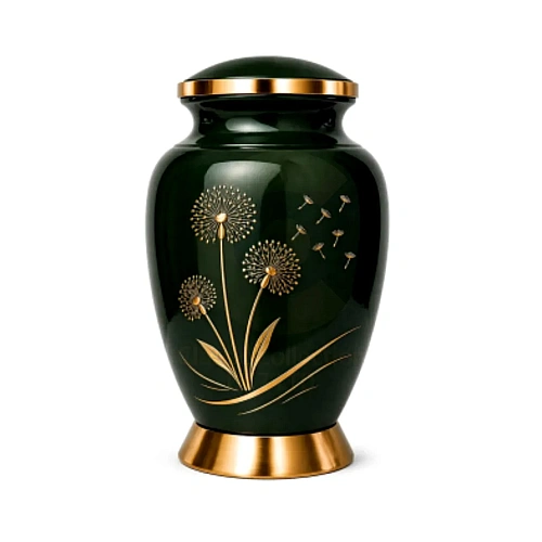 Aluminium Cremation Urns for adult ashes and funeral trade supply – design 6