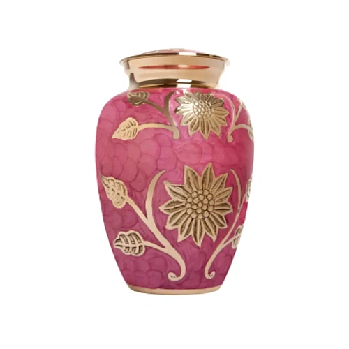 Aluminium Cremation Urns for adult ashes and funeral trade supply – design 8