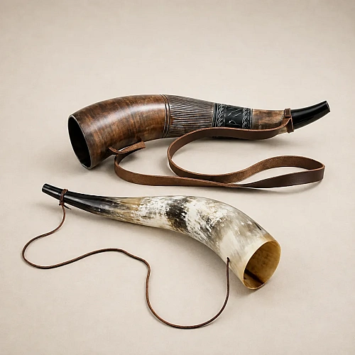 Battle Blow Horns for reenactment battles, LARP, theatre and event signalling