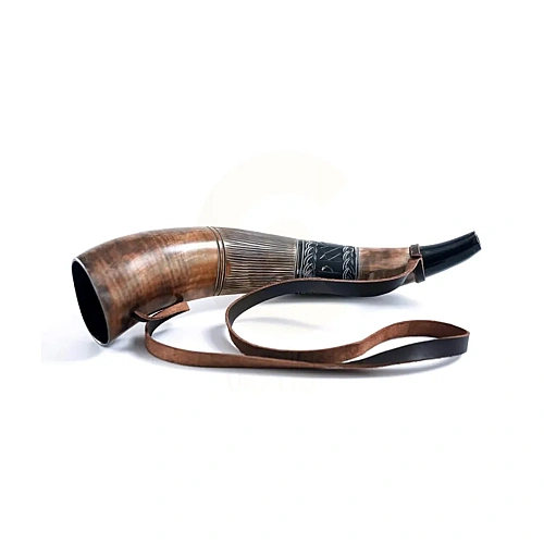 Battle Blow Horns for reenactment battles, LARP, theatre and event signalling – design 3