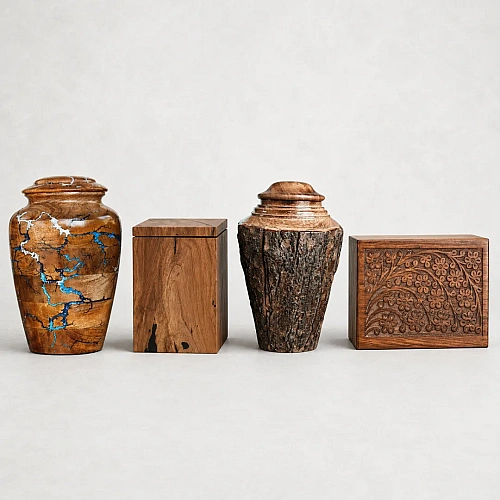 Bio Degradable Urns for natural earth burial and water scattering