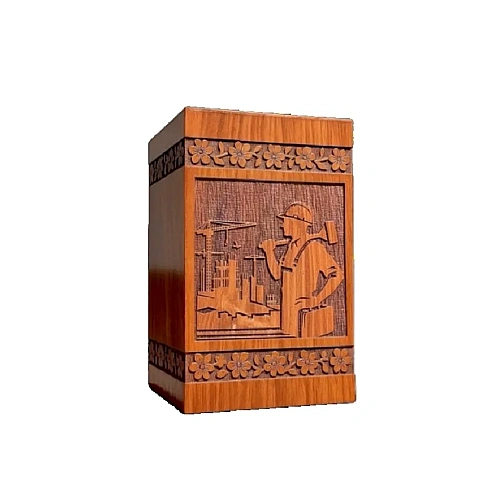 Bio Degradable Urns for natural earth burial and water scattering – design 7