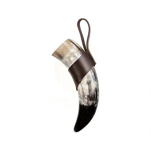 Drinking Horn Gift Sets for birthdays, groomsmen and Viking-themed gifts – design 2