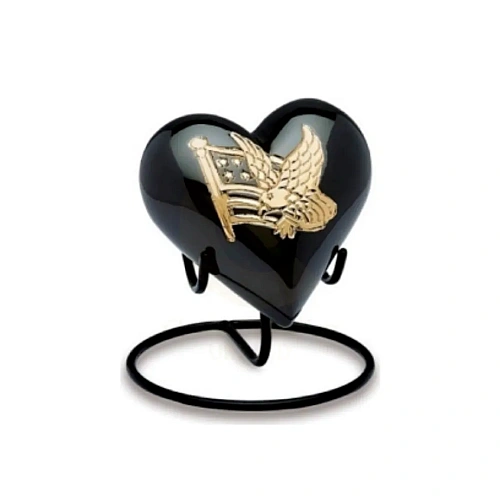 Heart Keepsake Urns for sharing ashes as a family keepsake – design 3