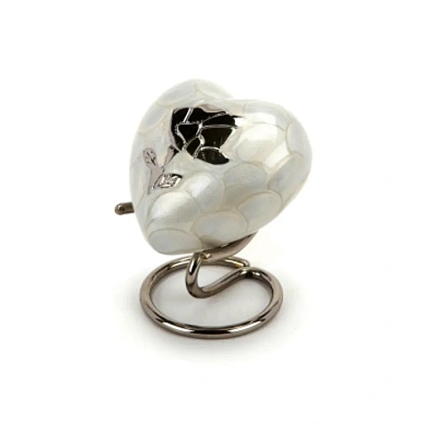 Heart Keepsake Urns for sharing ashes as a family keepsake – design 4
