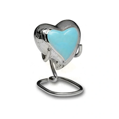 Heart Keepsake Urns for sharing ashes as a family keepsake – design 5