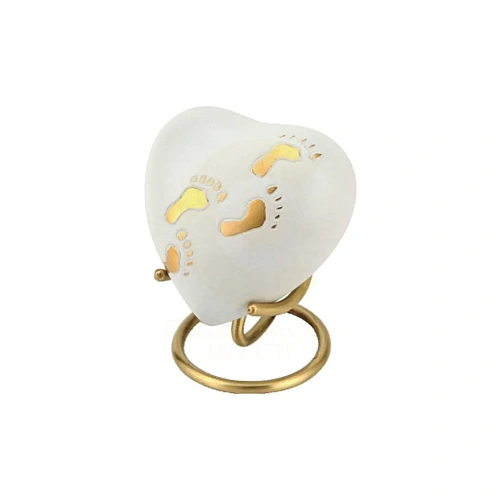 Heart Keepsake Urns for sharing ashes as a family keepsake – design 7