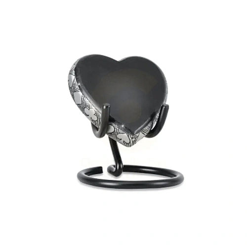 Heart Keepsake Urns for sharing ashes as a family keepsake – design 8