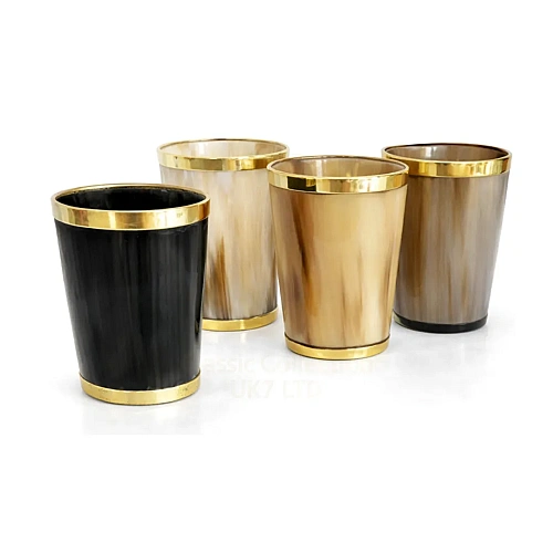 Horn Glasses for themed bars, Viking parties and drinkware gifts – design 3