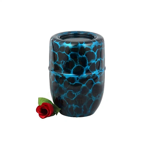 Iron Urn for long-lasting indoor memorials and columbarium niches – design 1