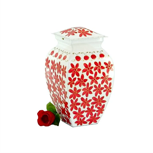 Iron Urn for long-lasting indoor memorials and columbarium niches – design 7