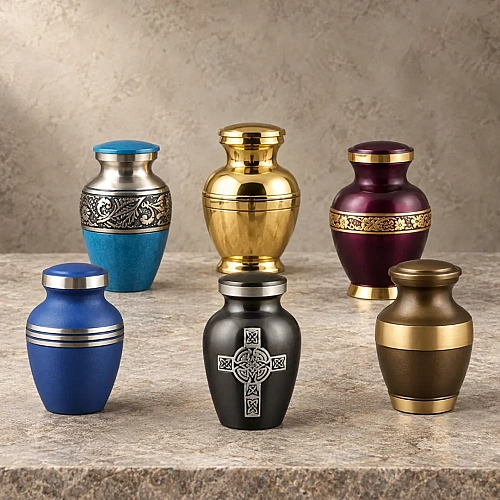 Keepsake Urn for sharing a small portion of ashes among family