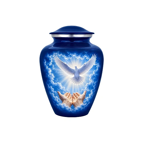 Metal Urns for durable memorials in brass, aluminium and iron – design 3
