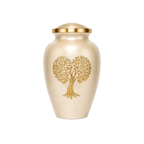 Metal Urns for durable memorials in brass, aluminium and iron – design 4