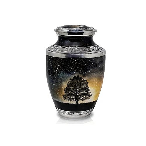 Metal Urns for durable memorials in brass, aluminium and iron – design 5