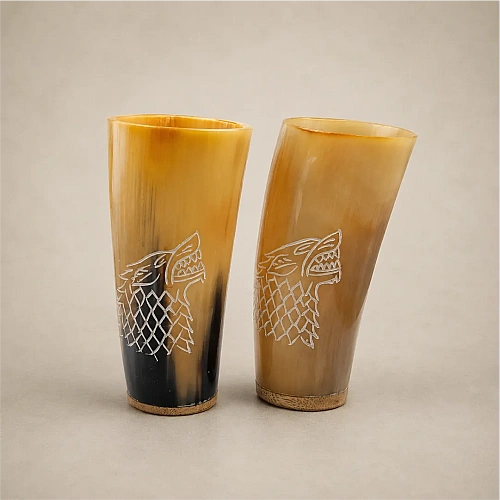 Viking Drinking Horns for Viking festivals, reenactments and mead toasts