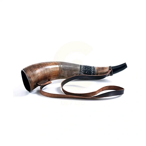 Viking Drinking Horns for Viking festivals, reenactments and mead toasts – design 1