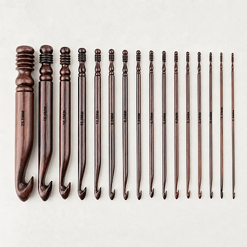 Wooden Crochet Hooks for comfortable everyday crochet