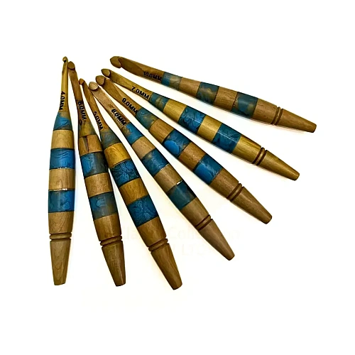 Wooden Crochet Hooks for comfortable everyday crochet – design 5