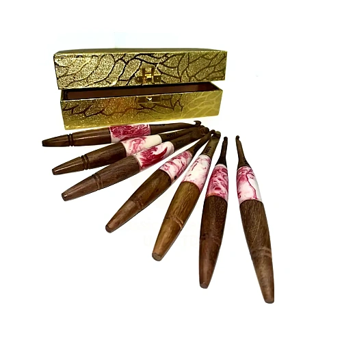 Wooden Crochet Hooks for comfortable everyday crochet – design 6