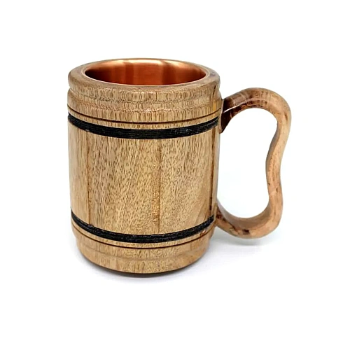 Wooden Mugs for medieval events, themed pubs and rustic gifts – design 6