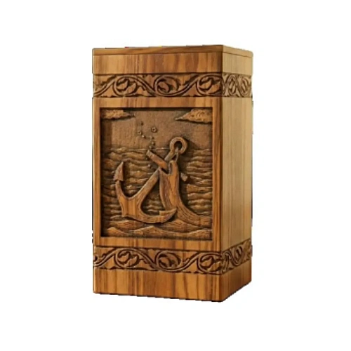 Wooden Urns for warm, natural home memorials – design 5